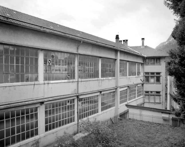 Façade latérale gauche du 2e bâtiment. © Jérôme Mongreville / Région Bourgogne-Franche-Comté, Inventaire du patrimoine - 1992