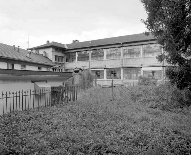 Façade latérale droite du 1er bâtiment. © Jérôme Mongreville / Région Bourgogne-Franche-Comté, Inventaire du patrimoine - 1992