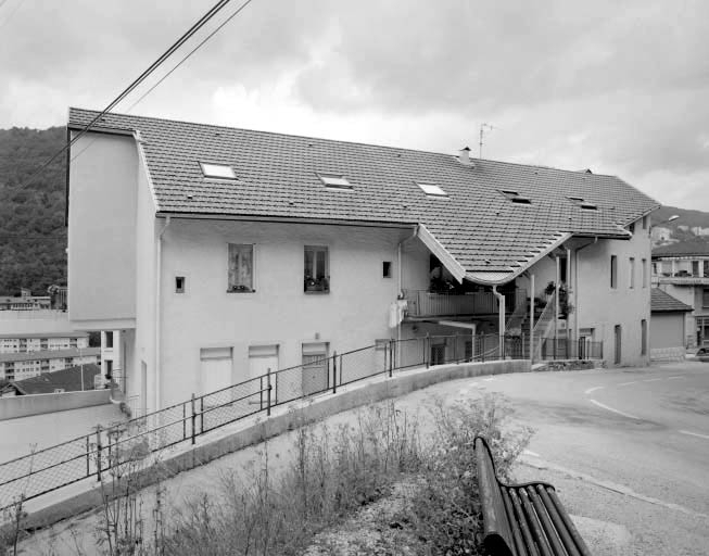 Façade postérieure. © Jérôme Mongreville / Région Bourgogne-Franche-Comté, Inventaire du patrimoine - 1992