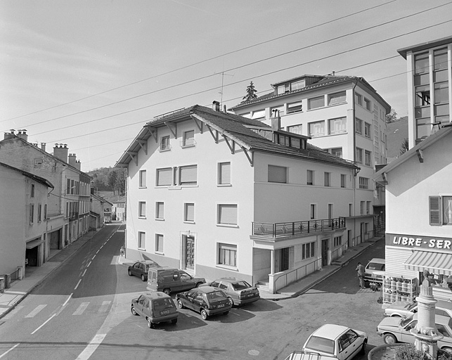 Logement patronal et usine (E). © Jérôme Mongreville / Région Bourgogne-Franche-Comté, Inventaire du patrimoine - 1992