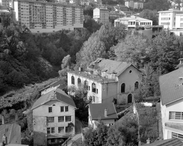 Vue d'ensemble depuis le sud. © Jérôme Mongreville / Région Bourgogne-Franche-Comté, Inventaire du patrimoine - 1992