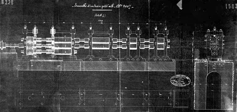 Ensemble d'un train petit mill. Dtre 260 m/m. © Jérôme Mongreville / Région Bourgogne-Franche-Comté, Inventaire du patrimoine - 1992