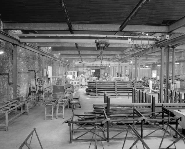 Intérieur de l'atelier d'étirage. © Yves Sancey / Région Bourgogne-Franche-Comté, Inventaire du patrimoine - 1992
