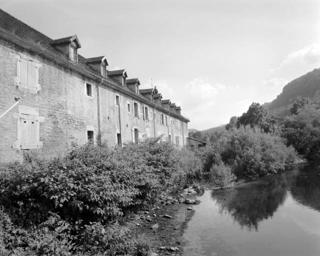 Logement d'ouvriers côté Saine. © Yves Sancey / Région Bourgogne-Franche-Comté, Inventaire du patrimoine - 1992