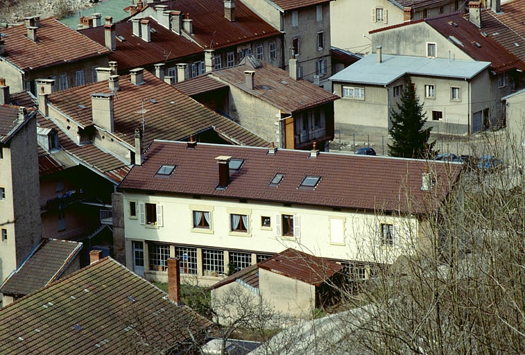 Vue plongeante sur l'atelier de fabrication. © Laurent Poupard / Région Bourgogne-Franche-Comté, Inventaire du patrimoine - 1992