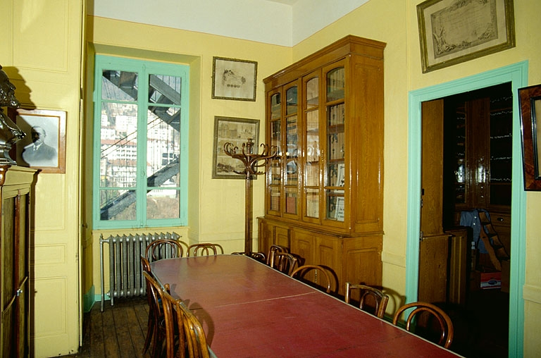 Salle de lecture. © Jérôme Mongreville / Région Bourgogne-Franche-Comté, Inventaire du patrimoine - 1993