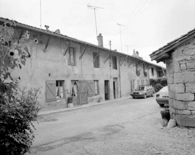 Logement d'ouvriers (O). © Yves Sancey / Région Bourgogne-Franche-Comté, Inventaire du patrimoine - 1993