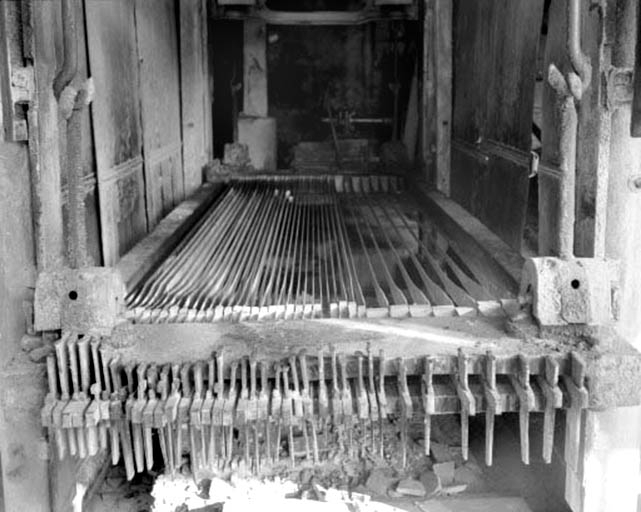 Châssis porte-lames. © Yves Sancey / Région Bourgogne-Franche-Comté, Inventaire du patrimoine - 1993