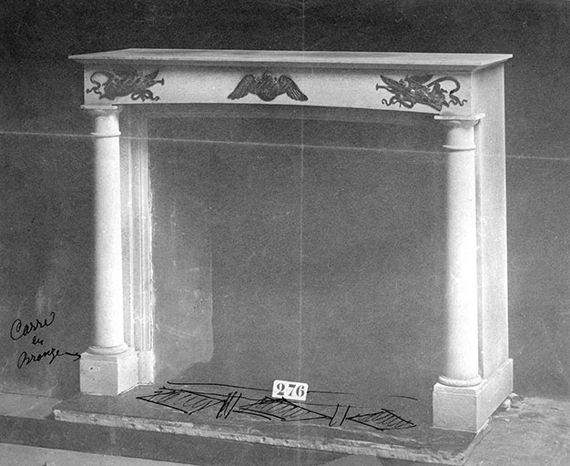 Production : cheminée. © Jérôme  Mongreville (reproduction) / Région Bourgogne-Franche-Comté, Inventaire du patrimoine - 1993