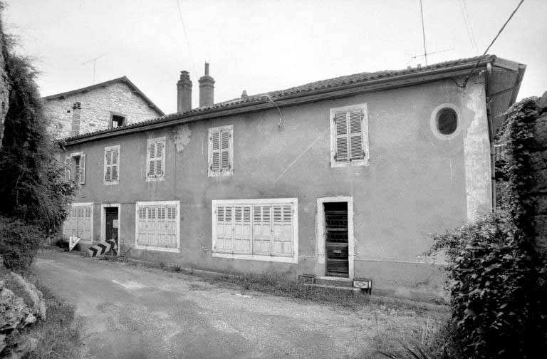 Bureau et logement (K). © Laurent Poupard / Région Bourgogne-Franche-Comté, Inventaire du patrimoine - 1993