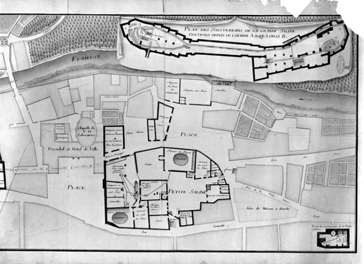  établissement thermal saline © Jérôme Mongreville, Jean Querret / Région Bourgogne-Franche-Comté, Inventaire du patrimoine - 1994