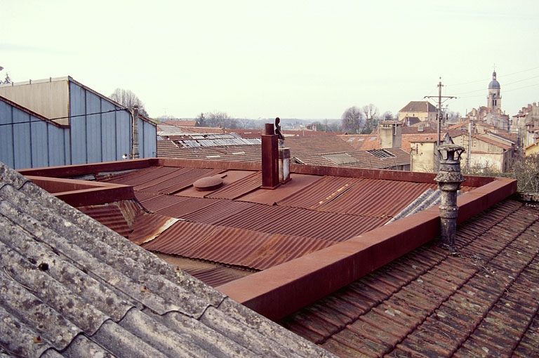 Toiture. © Yves Sancey / Région Bourgogne-Franche-Comté, Inventaire du patrimoine - 1994