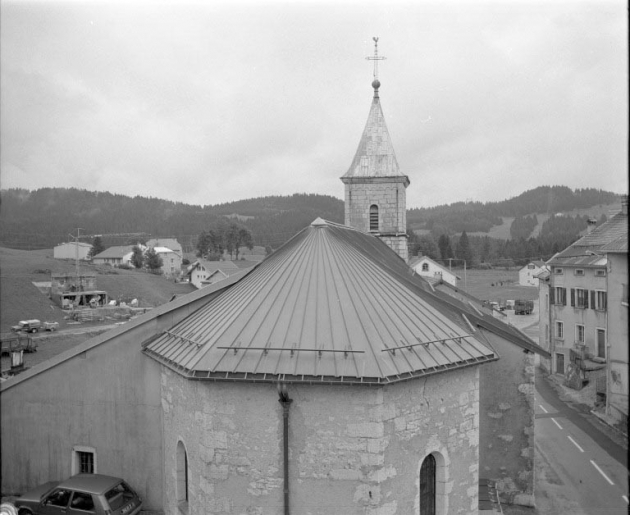 L'abside. © Yves Sancey / Région Bourgogne-Franche-Comté, Inventaire du patrimoine - 1994