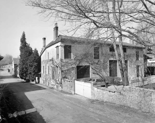Façades latérale gauche et postérieure du logement patronal (O). © Yves Sancey / Région Bourgogne-Franche-Comté, Inventaire du patrimoine - 1994