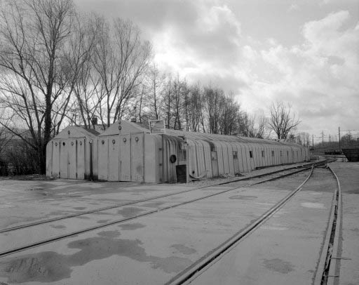 Baraques de chantier (F). © Yves Sancey / Région Bourgogne-Franche-Comté, Inventaire du patrimoine - 1994