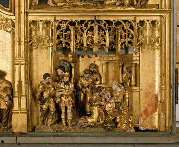 L'Adoration des Mages. © Jérôme Mongreville / Région Bourgogne-Franche-Comté, Inventaire du patrimoine - 1995