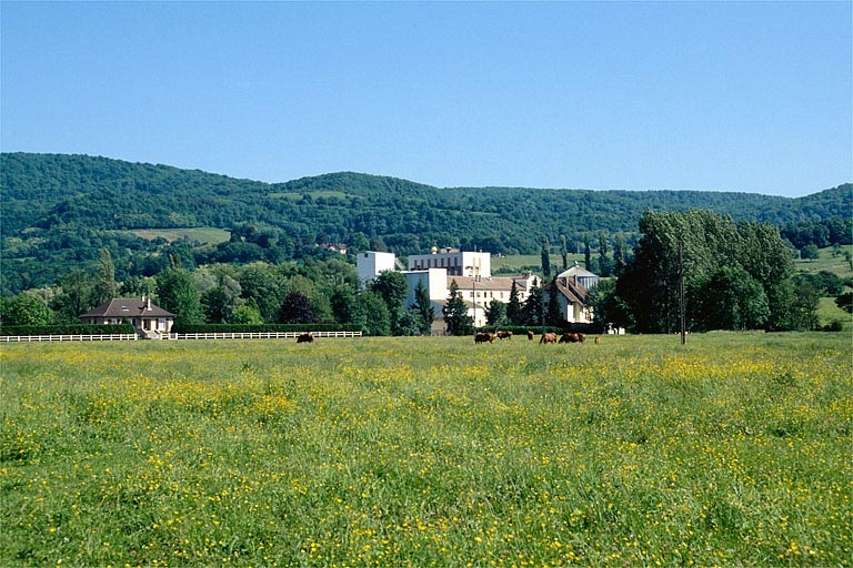Vue d'ensemble depuis le nord-ouest. © Jérôme Mongreville / Région Bourgogne-Franche-Comté, Inventaire du patrimoine - 1996