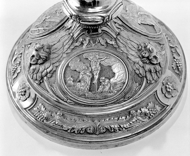 Le Calvaire sur le pied du calice. © Yves Sancey / Région Bourgogne-Franche-Comté, Inventaire du patrimoine - 1996