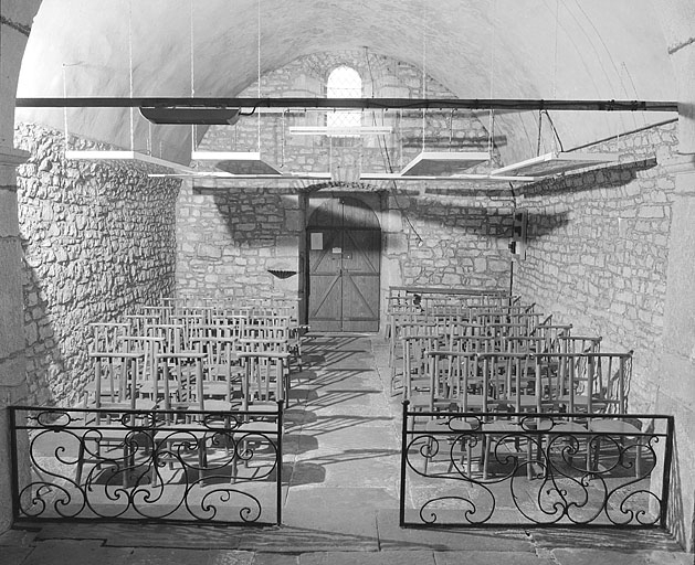 La nef vue depuis le choeur (vue horizontale). © Yves Sancey / Région Bourgogne-Franche-Comté, Inventaire du patrimoine - 1996