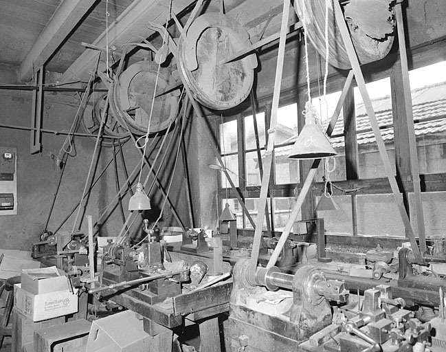 Partie de l'atelier utilisée pour la finition des pipes. © Jérôme Mongreville / Région Bourgogne-Franche-Comté, Inventaire du patrimoine - 1996