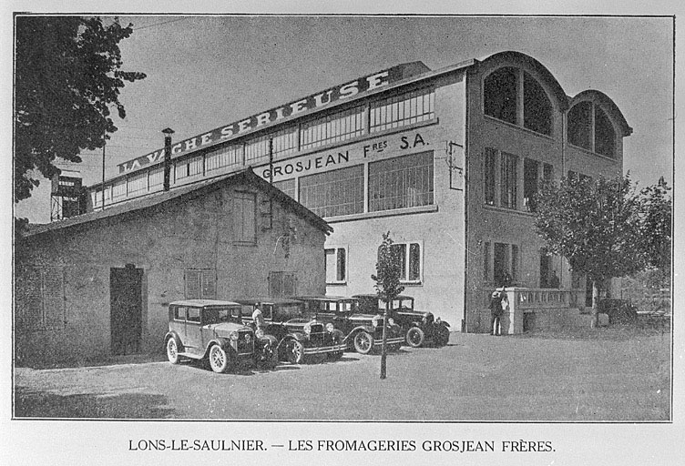 Lons-le-Saunier - Les Fromageries Grosjean Frères. © Jérôme  Mongreville (reproduction) / Région Bourgogne-Franche-Comté, Inventaire du patrimoine - 1996