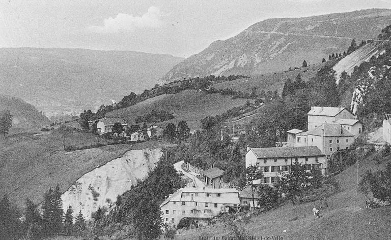 St-Claude (Jura) - Montbrillant - Route de St-Claude à Genève. © Jérôme  Mongreville (reproduction) / Région Bourgogne-Franche-Comté, Inventaire du patrimoine - 1996