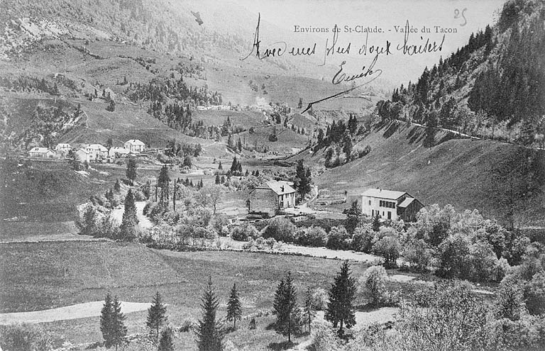 Environs de St-Claude.- Vallée du Tacon. © Jérôme  Mongreville (reproduction) / Région Bourgogne-Franche-Comté, Inventaire du patrimoine - 1996