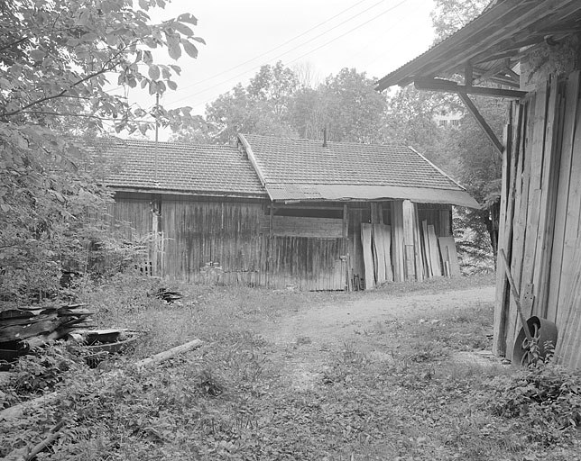 Façade antérieure de la scierie. © Jérôme Mongreville / Région Bourgogne-Franche-Comté, Inventaire du patrimoine - 1996