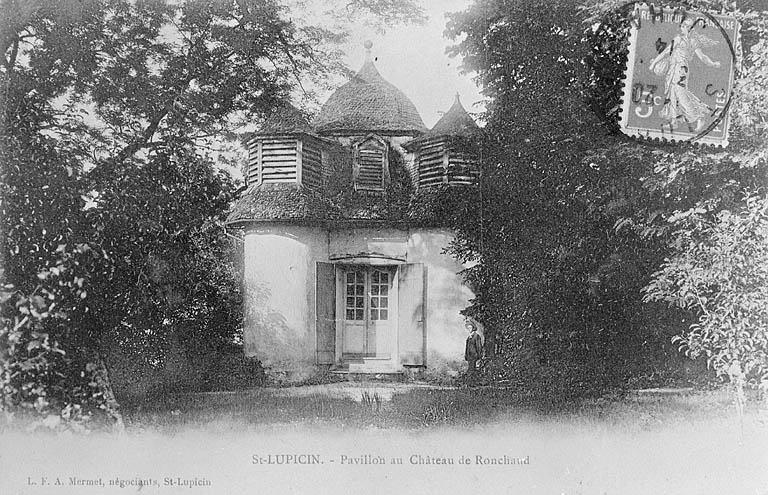 St. Lupicin. Pavillon au Château de Ronchaud. © Jérôme  Mongreville (reproduction) / Région Bourgogne-Franche-Comté, Inventaire du patrimoine - 1996