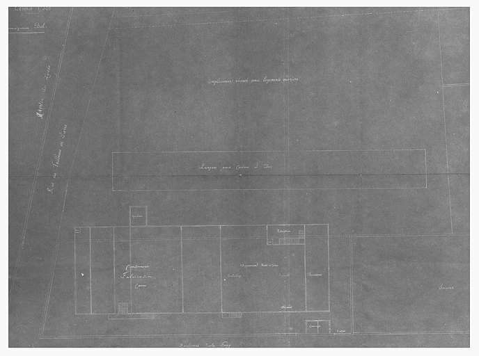 [Plan-masse de la nouvelle usine des Fromageries Bel]. © Jérôme Mongreville / Région Bourgogne-Franche-Comté, Inventaire du patrimoine - 1996