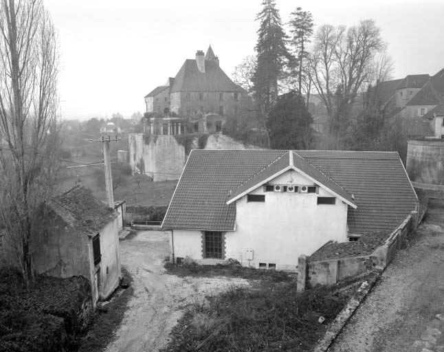 Vue plongeante sur la centrale. © Jérôme Mongreville / Région Bourgogne-Franche-Comté, Inventaire du patrimoine - 1996