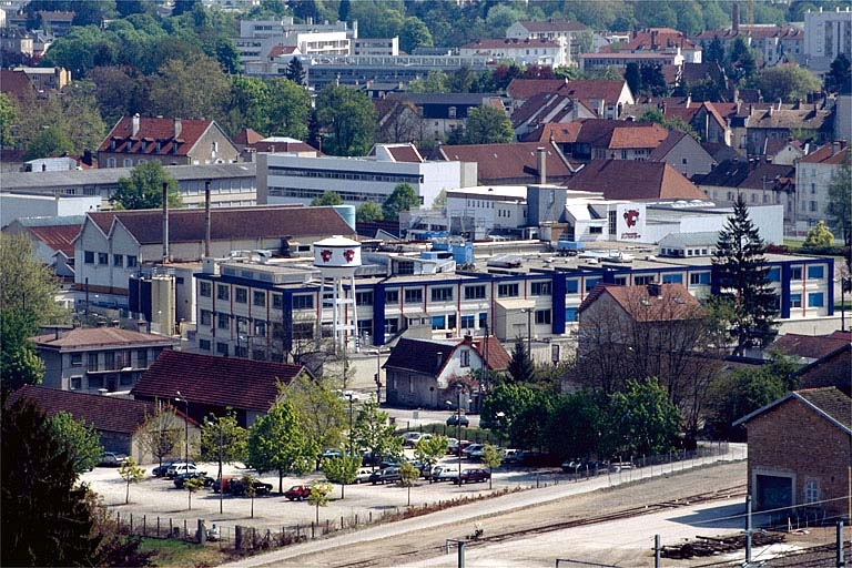 Vue d'ensemble depuis la côte de Montciel. © Jérôme Mongreville / Région Bourgogne-Franche-Comté, Inventaire du patrimoine - 1997