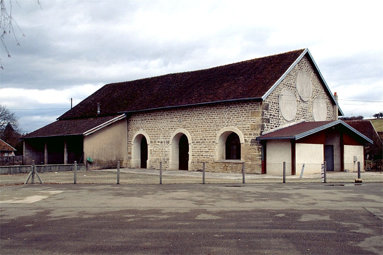 Bâtiment de la machine d'extraction et salle des machines. © Yves Sancey / Région Bourgogne-Franche-Comté, Inventaire du patrimoine - 1997