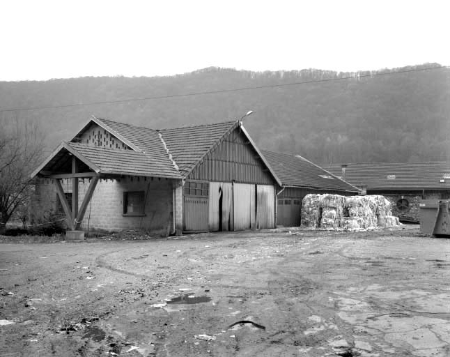 Magasin industriel (déchets de cuir). © Jérôme Mongreville / Région Bourgogne-Franche-Comté, Inventaire du patrimoine - 1997
