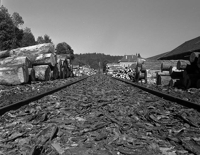 Parc à grumes. © Yves Sancey / Région Bourgogne-Franche-Comté, Inventaire du patrimoine - 1997