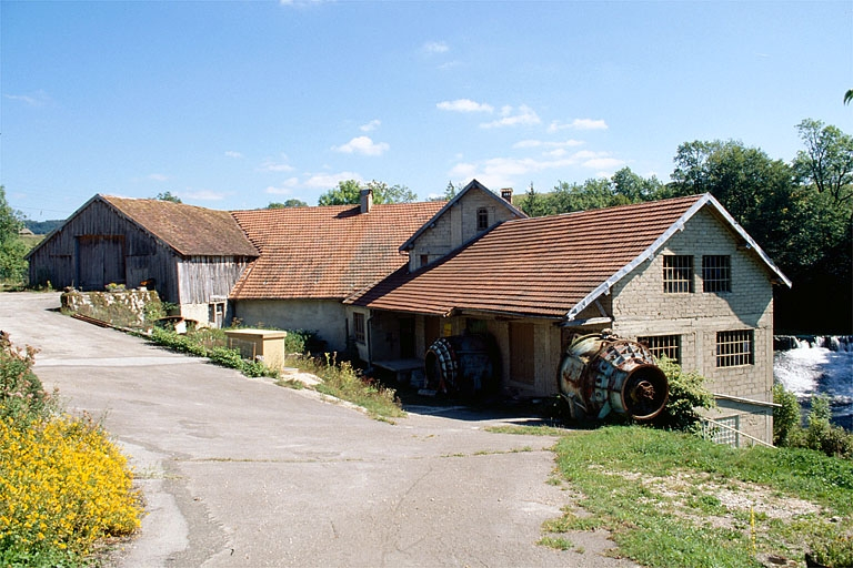 Parties agricoles et magasin industriel de la minoterie. © Yves Sancey / Région Bourgogne-Franche-Comté, Inventaire du patrimoine - 1997