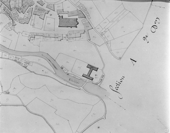 Saint-Claude. Première division de la section A dite de la Ville [hôpital et quartier abbatial]. © Yves Sancey / Région Bourgogne-Franche-Comté, Inventaire du patrimoine - 1997