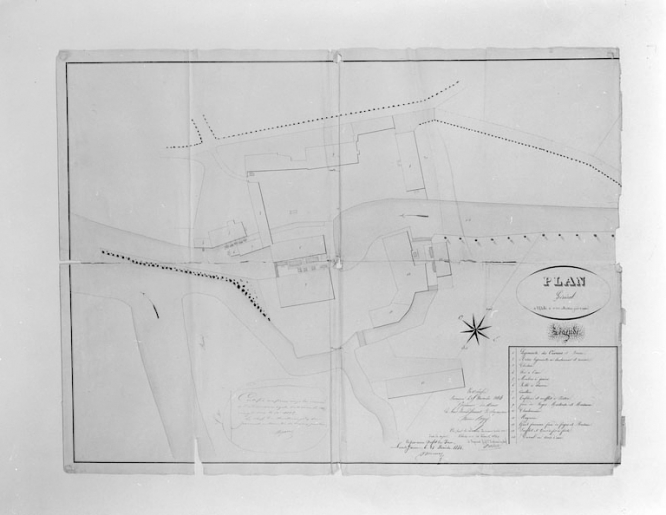 Plan général. © Yves Sancey / Région Bourgogne-Franche-Comté, Inventaire du patrimoine - 1997