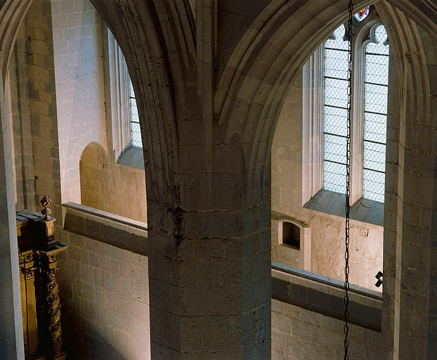 Assommoir depuis la coursière du vaisseau central. © Jérôme Mongreville / Région Bourgogne-Franche-Comté, Inventaire du patrimoine - 1997