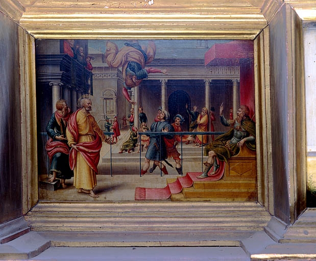 L'Ascension et la chute de Simon le Magicien. © Jérôme Mongreville / Région Bourgogne-Franche-Comté, Inventaire du patrimoine - 1998