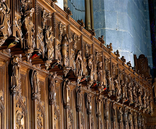 Vue en enfilade vers l'est (vue horizontale). © Jérôme Mongreville / Région Bourgogne-Franche-Comté, Inventaire du patrimoine - 1998
