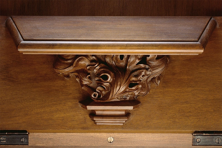 Miséricorde de la sixième stalle basse. © Jérôme Mongreville / Région Bourgogne-Franche-Comté, Inventaire du patrimoine - 1998