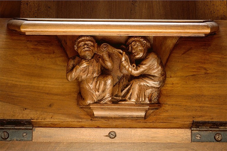 Miséricorde de la onzième stalle basse. © Jérôme Mongreville / Région Bourgogne-Franche-Comté, Inventaire du patrimoine - 1998