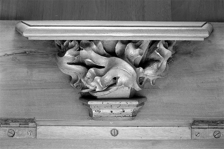 Miséricorde de la dixième stalle basse. © Jérôme Mongreville / Région Bourgogne-Franche-Comté, Inventaire du patrimoine - 1998