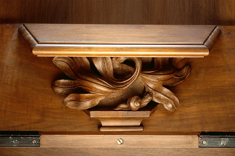 Miséricorde de la seizième stalle basse. © Jérôme Mongreville / Région Bourgogne-Franche-Comté, Inventaire du patrimoine - 1998