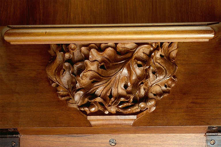 Miséricorde de la vingt-deuxième stalle haute. © Jérôme Mongreville / Région Bourgogne-Franche-Comté, Inventaire du patrimoine - 1998