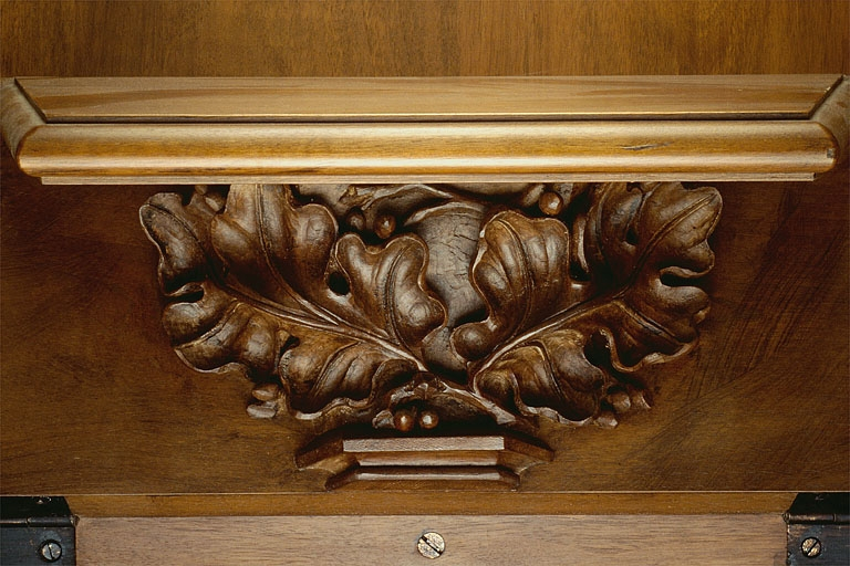 Miséricorde de la dix-huitième stalle haute. © Jérôme Mongreville / Région Bourgogne-Franche-Comté, Inventaire du patrimoine - 1998