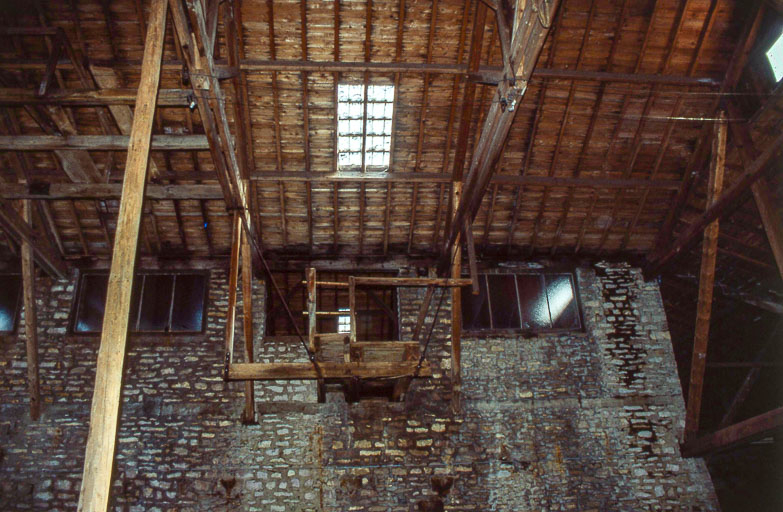 Magasin industriel et sa galerie de circulation. © Yves Sancey / Région Bourgogne-Franche-Comté, Inventaire du patrimoine - 1999