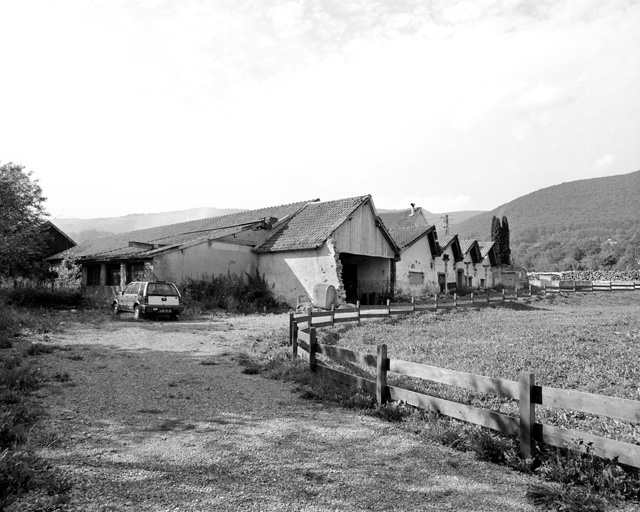 Extrémité orientale de l'atelier de fabrication depuis le sud-est. © Yves Sancey / Région Bourgogne-Franche-Comté, Inventaire du patrimoine - 1999