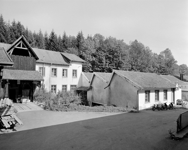 Extrémité sud de l'atelier de fabrication et atelier de réparation (forge). © Yves Sancey / Région Bourgogne-Franche-Comté, Inventaire du patrimoine - 1999